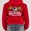 Von Dutch Red Windbreaker Jacket