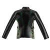 WWE Mr.Iguana AAA TripleMania 34 2026 Halloween Green And Black Snakeskin Leather Jacket back view