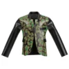 WWE Mr.Iguana AAA TripleMania 34 2026 Halloween Snakeskin Green And Black Leather Jacket front view