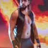 WWE NXT Von Wagner Black Leather Vest