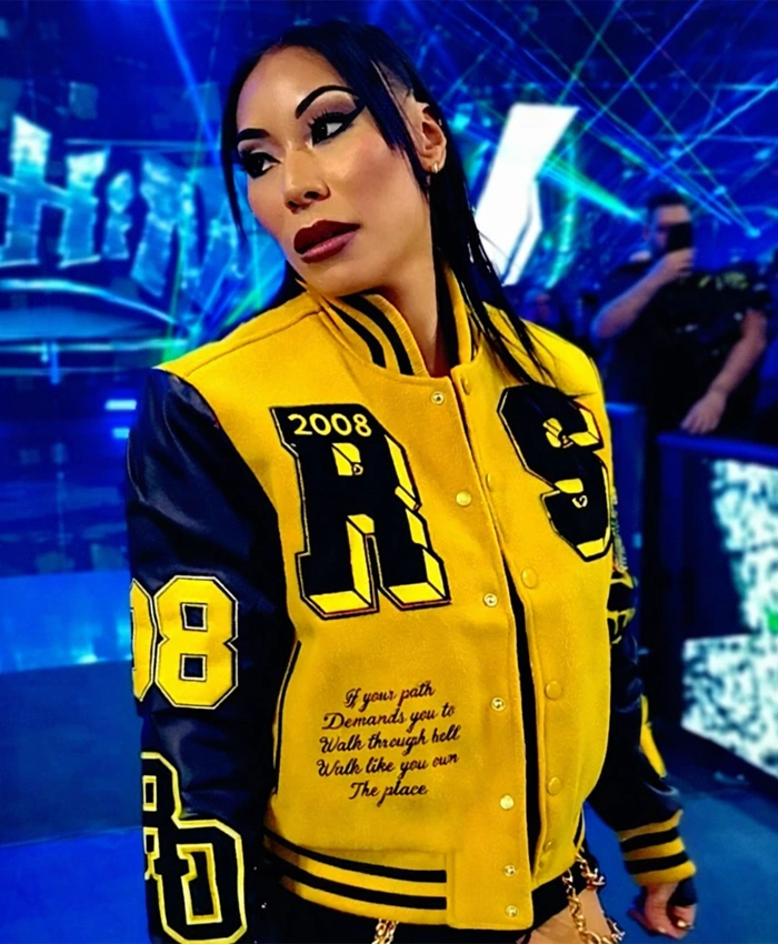 WWE SmackDown Mia Yim Varsity Jacket
