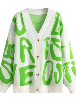 Women Trendy Summer Long Sleeve Cardigan Sweater For Sale
