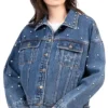 Womens-Dallas-Cowboys-G-III-4Her-by-Carl-Banks-Blue-Pearl-Icon-Full-Button-Denim-Jacket