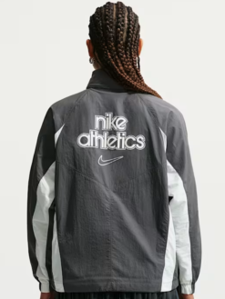 Womens Nike Sportswear Woven Jacket Grey