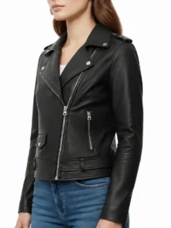 Womens-Oakline-Leather-Biker-Jacket