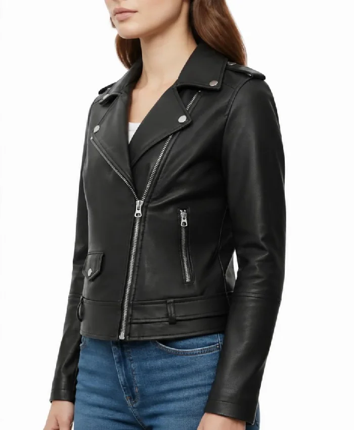 Womens-Oakline-Leather-Biker-Jacket