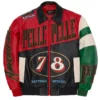 World Champion Rally Pelle Pelle 1978 Daytona Special Bomber Leather Jacket front view