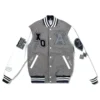 XO The Weeknd HOB 10 Year Letterman Grey Jacket
