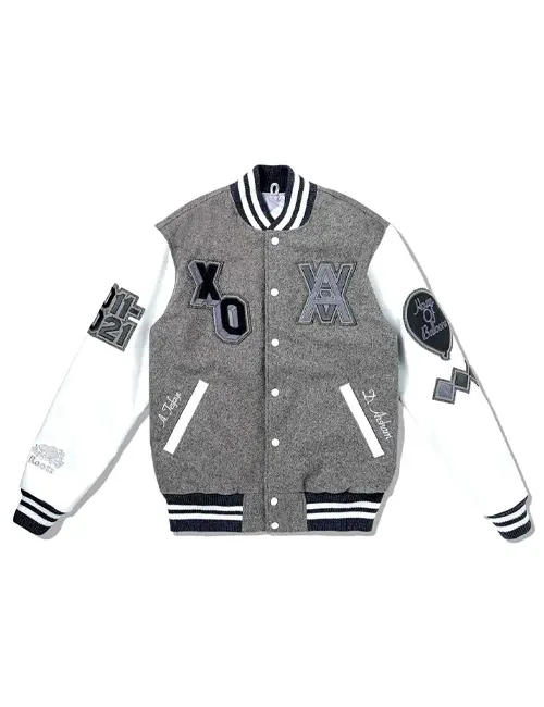 XO The Weeknd HOB 10 Year Letterman Grey Jacket