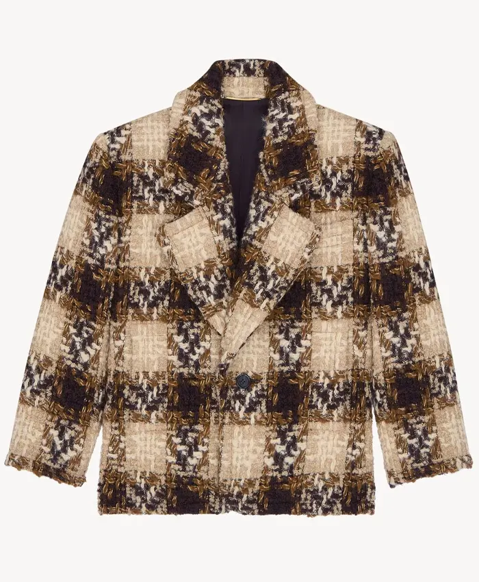 YSL Céline Dion Tweed Jacket Blazer