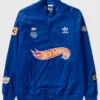 adidas Originals Blue Sean Wotherspoon Hot Wheels Edition Race Jacket