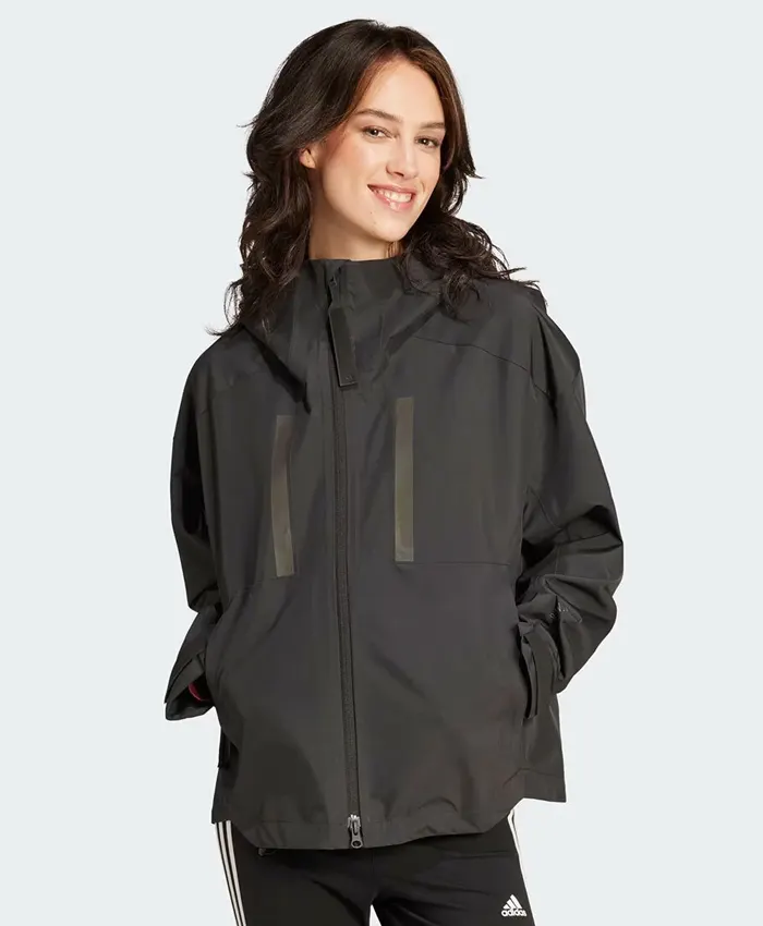 adidas myshelter rain rdy jacket black