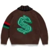 denim tears $ Logo Sweater Cardigan