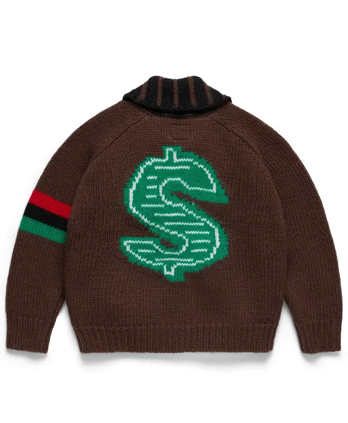 denim tears $ Logo Sweater Cardigan