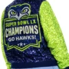 seattle seahawks super bowl lx Championship sequin jacket womens