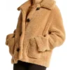 zara teddy bear cropped jacket