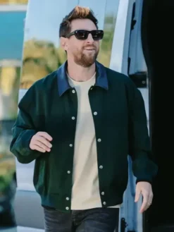 2026 Lionel Messi  National Team Argentina Arrive Training Camp Green Jacket