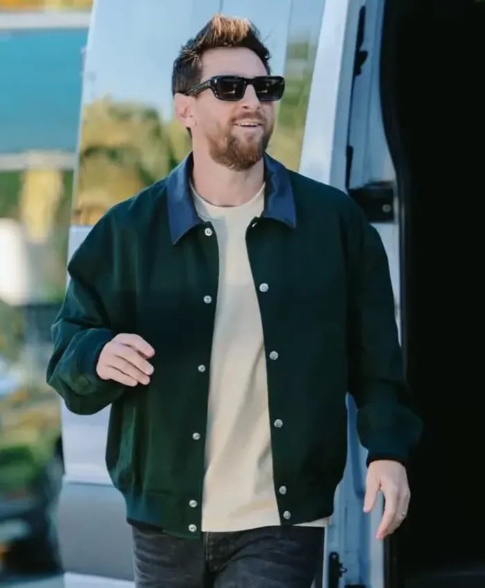 2026 Lionel Messi National Team Argentina Arrive Training Camp Green Jacket