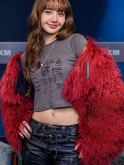 2026-New-York-City-SiriusXM-Studio-Lisa-Red-Fur-Jacket-Front