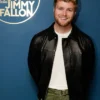 Alex Warren The Tonight Show Black Leather Jacket