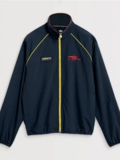 Arsenal Adidas CF 26-27 SPZL Navy Blue Fleece Track Top Jacket front view
