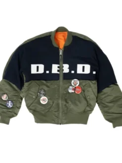 AsAP Rocky Water Taxi Italy D.B.D. olive green Bomber Jacket