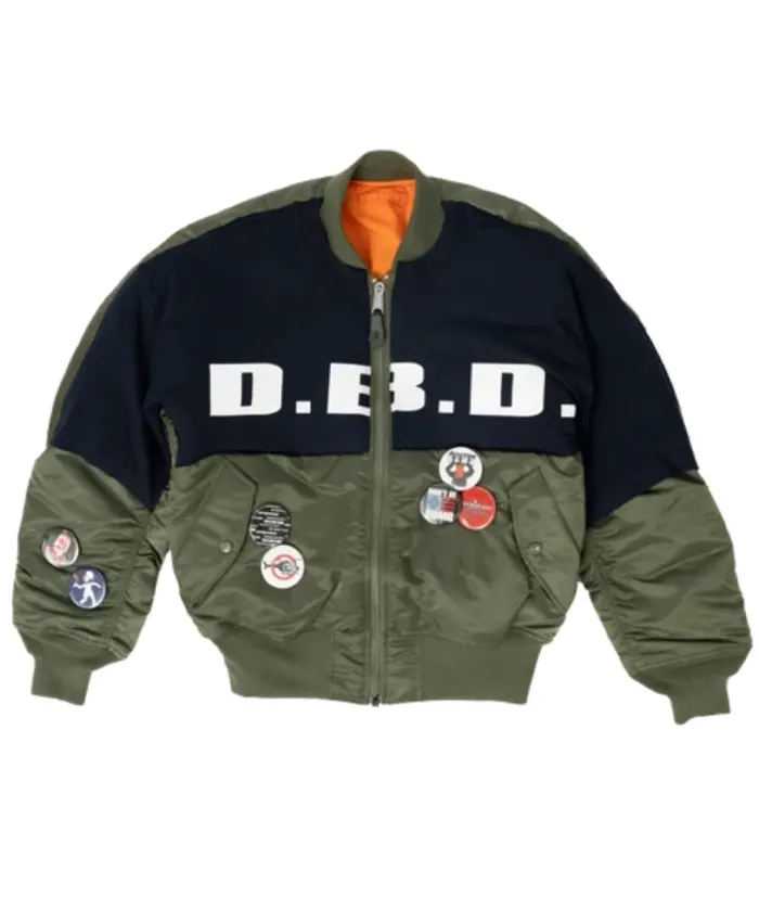 AsAP Rocky Water Taxi Italy D.B.D. olive green Bomber Jacket
