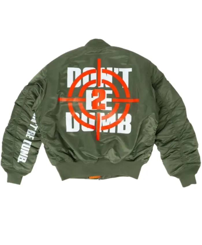 AsAP Rocky Water Taxi Italy Dont BE Dumb Bomber Jacket