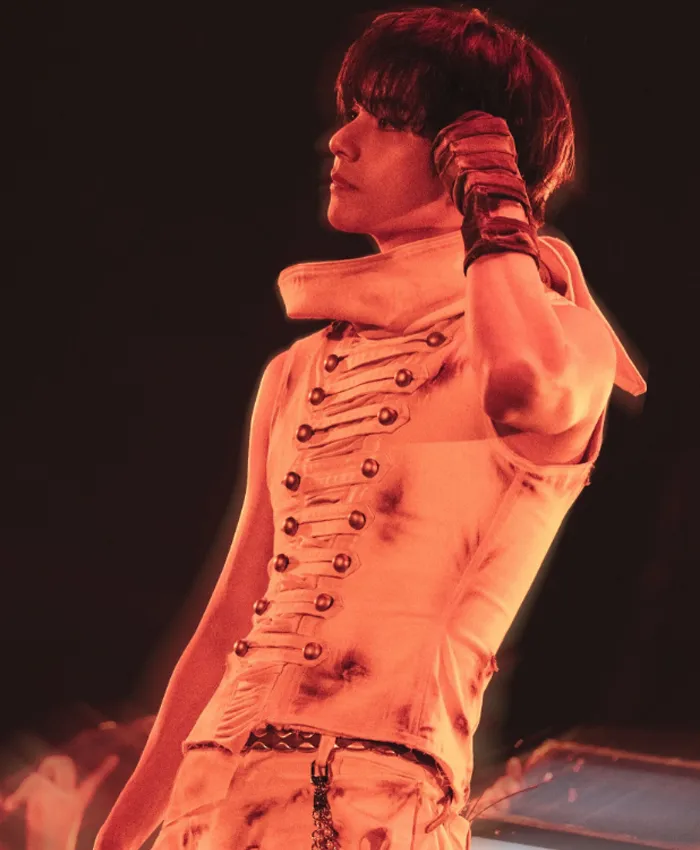 BTS World Tour Arirang Bogota Kim Taehyung Military Vest