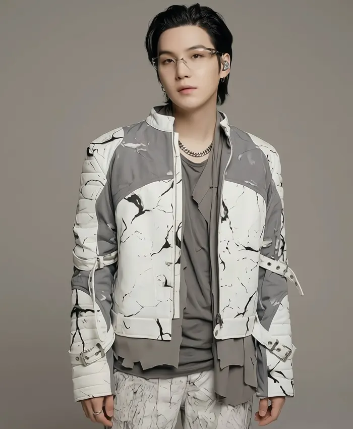 BTS World Tour Arirang Suga LIMA PERU Leather Jacket