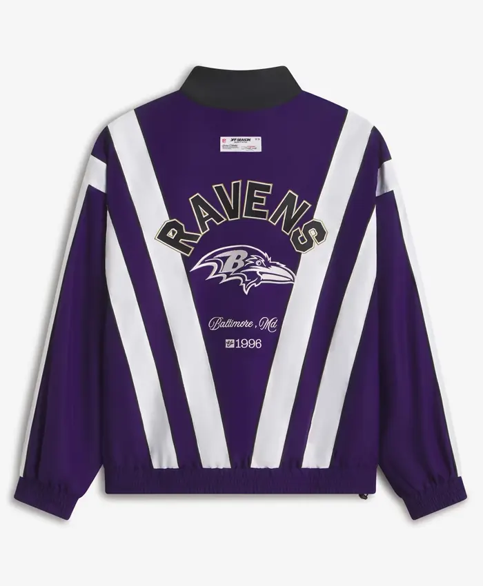 Baltimore Ravens Off Season x NFL Purple Windbreaker Jacket