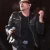 Bono Vox Black Leather Jacket