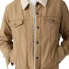 Brecken-Merrill-TV-Series-Marshals-2026-Tate-Dutton-Tan-Cotton-Sherpa-Trim-Jacket