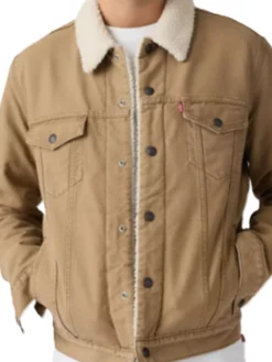 Brecken-Merrill-TV-Series-Marshals-2026-Tate-Dutton-Tan-Cotton-Sherpa-Trim-Jacket