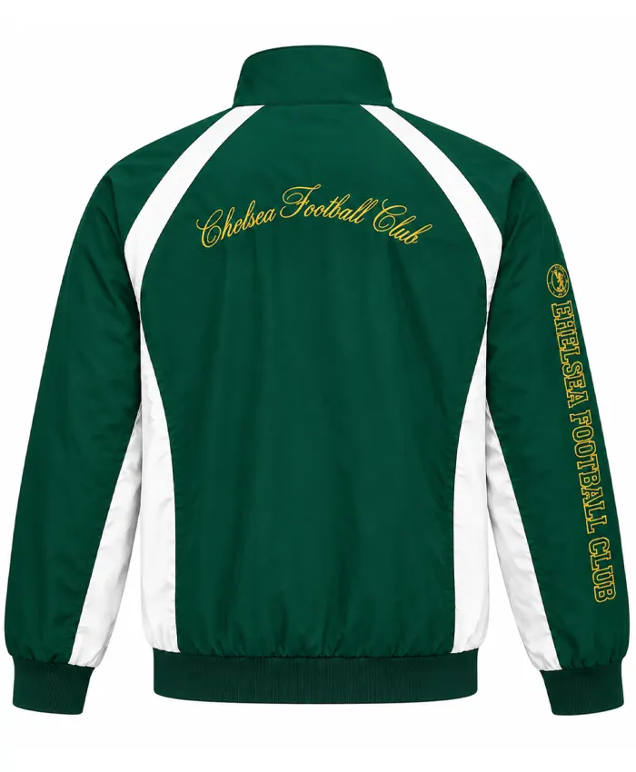 Chelsea Speedway Green Track Jacket Back