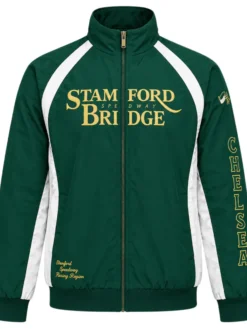 Chelsea Speedway Track Jacket Dark Green