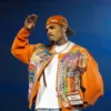 Chris Brown RB Tour Orange Jacket