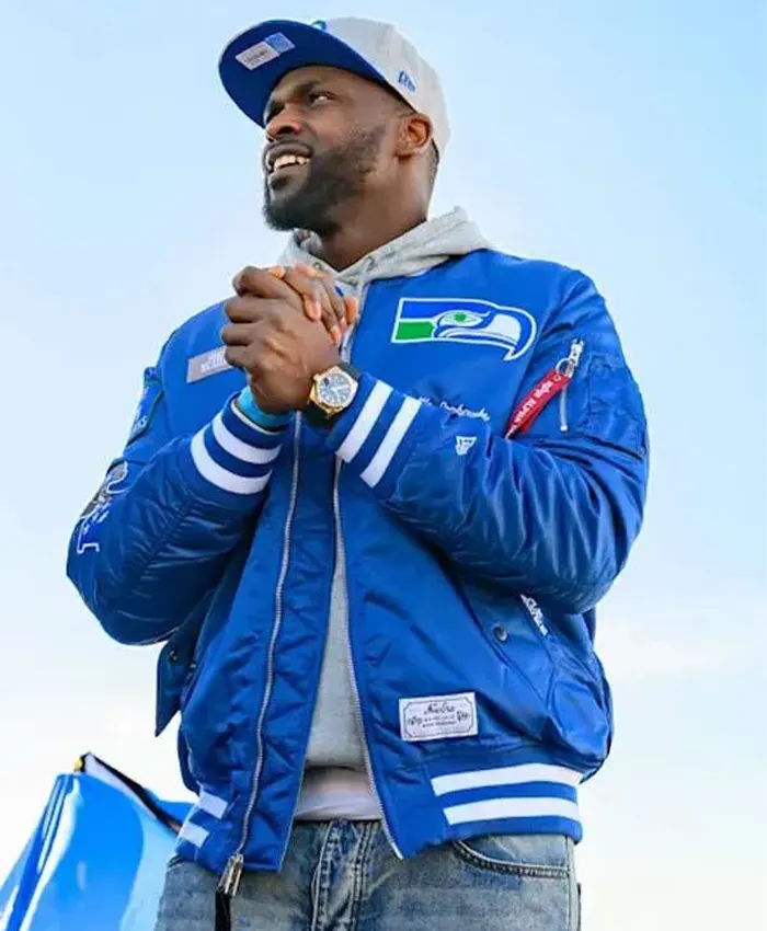 Cliff Avril 2026 Seahawks Bomber Jacket
