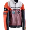 Close view of Alpinestars RSRV Race Craft 1999 Dyno Cafe Racer Moto Leather Jacket