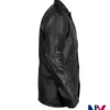 Close view of Terrence Tango Movie Spy Kids Armageddon Zachary Levi Black Leather Jacket