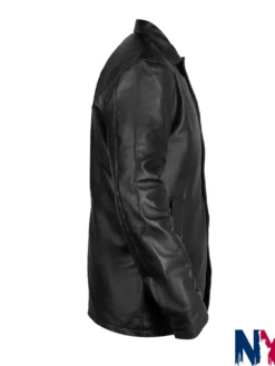 Close view of Terrence Tango Movie Spy Kids Armageddon Zachary Levi Black Leather Jacket