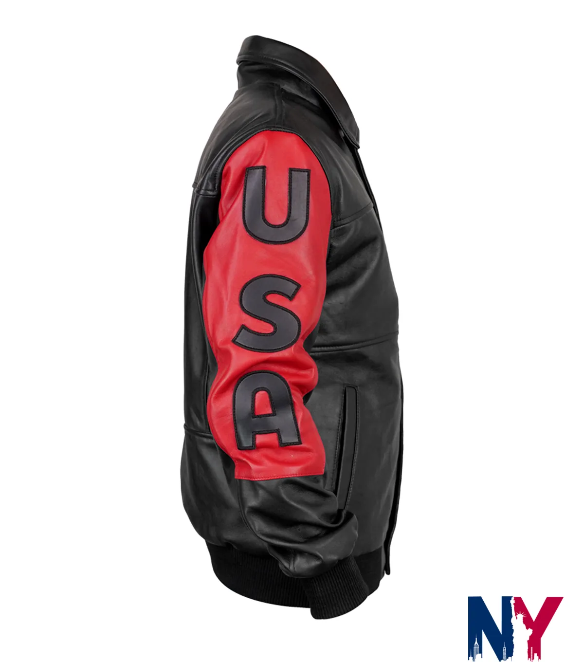 Close view of V BTS Swimside Event 2026 Kim Taehyung Vintage Black Leather USA Jacket