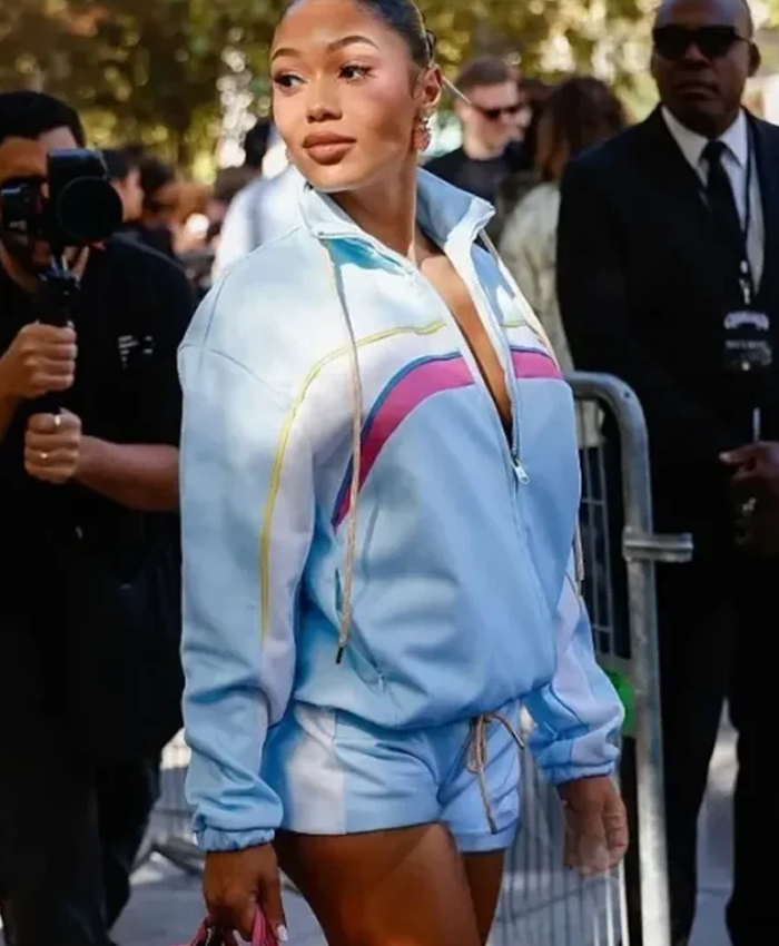 Coi-Leray-Paris-Fashion-Week-2026-Light-Blue-Track-Jacket-Front