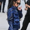 Daniela-Avanzini-Paris-Fashion-Week-2026-Blue-Leather-Jacket