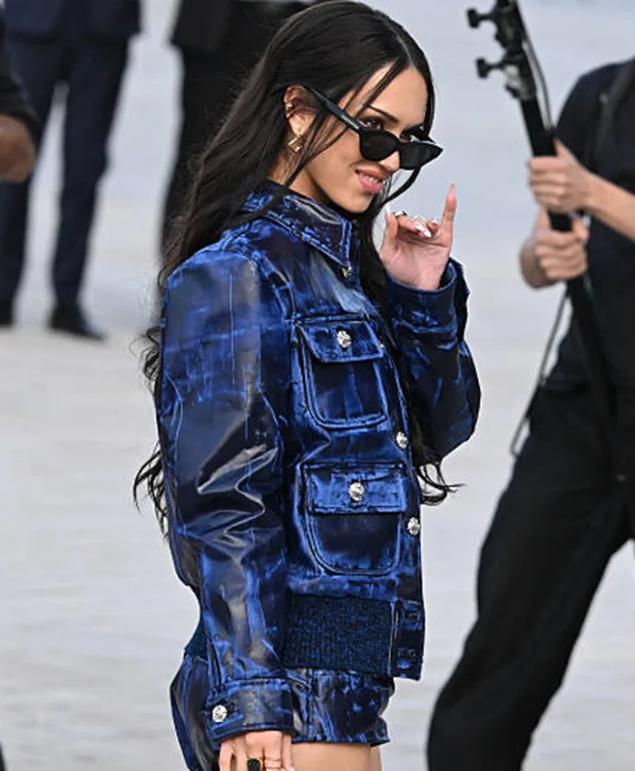 Daniela-Avanzini-Paris-Fashion-Week-2026-Blue-Leather-Jacket