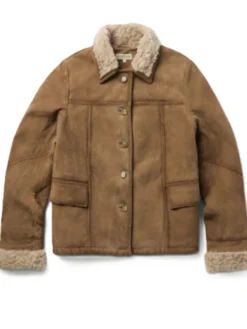 Dolly-Weaver-TV-Series-Marshals-2026-Ellyn-Jameson-Brown-Suede-Shearling-Jacket