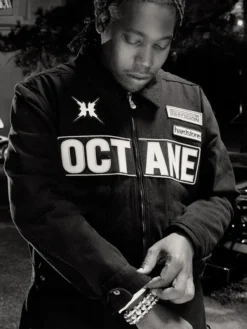 Don Toliver OCTANE Logo Jacket Black