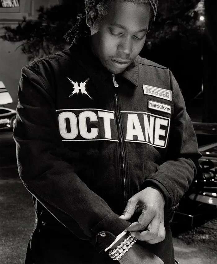 Don Toliver OCTANE Logo Jacket Black