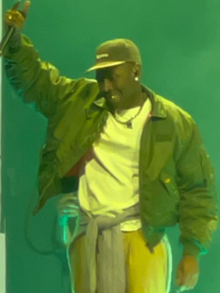 Dont-Be-Dumb-Tour-2026-Surprise-Guest-Tyler-The-Creator-Green-Bomber-Jacket