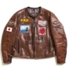 FAF x Vanson Leathers Brown Jacket